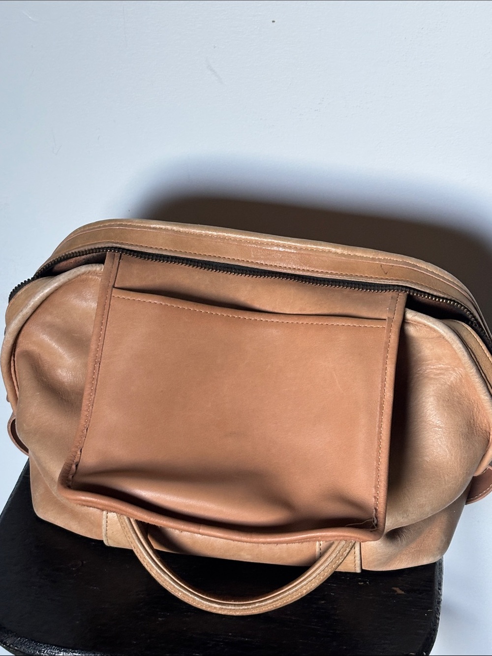 Vintage 1980’s Coach British Tan Brown Leather Hobo 💼 Collector Item - Picture 16 of 16